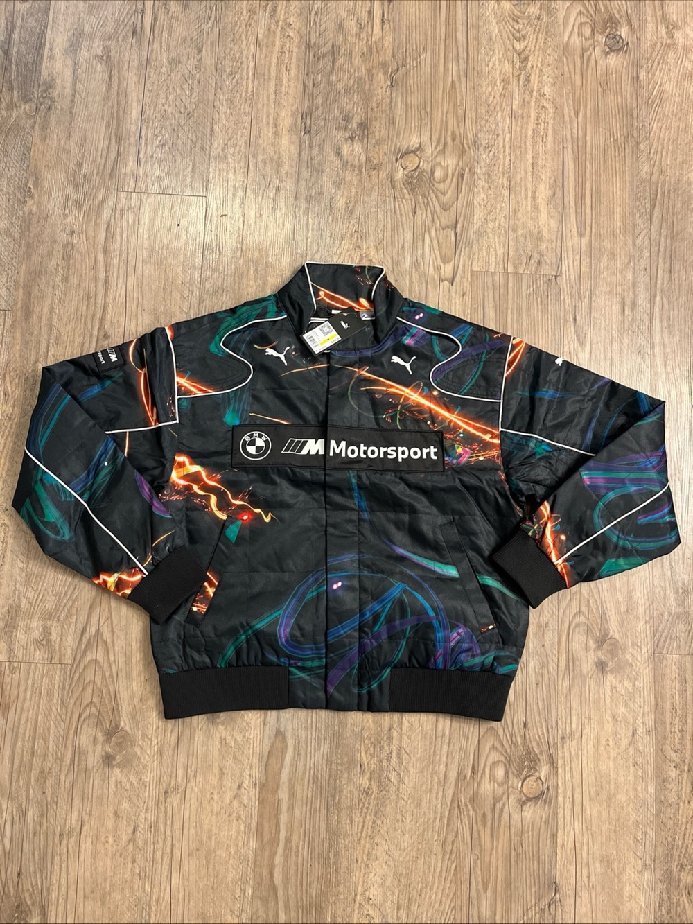 NWT PUMA BMW M Motorsport Cao Fei Racer Jacket Men's 633178 01 Size M